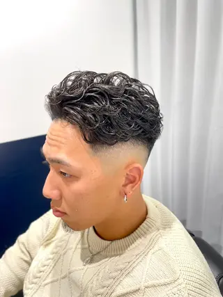 ショート パーマ メンズ 銀座メンズカット/ 銀座メンズパーマ/のヘアスタイル