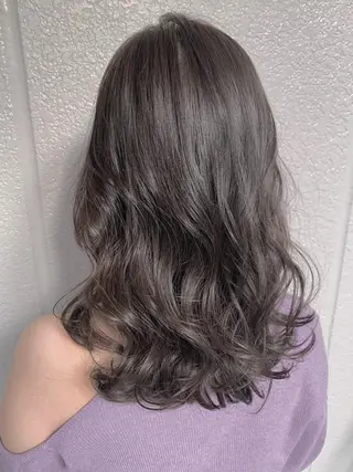 セミロング カラー 💎赤み消しカラー 特化型デザイナー💎のヘアスタイル