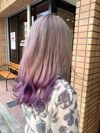 ロング カラー レイヤー/髪質改善/ ブリーチ/コタケのヘアスタイル