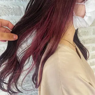 ロング カラー ヘアアレンジ 北岡 慶子 大宮駅西口徒歩3分のヘアスタイル