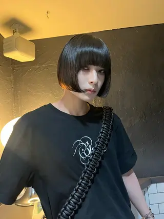 ショート メンズ 6/5まで目黒店 カラー🎀ミカゼのヘアスタイル