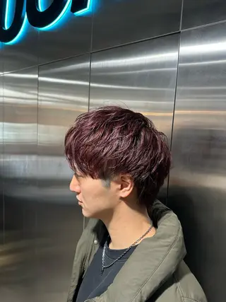 ショート カラー メンズ 【パーマ率90%】 サエキカズマのヘアスタイル