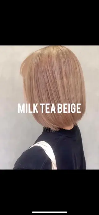ミディアム カラー 城 健太郎 💎ハイトーンのヘアスタイル