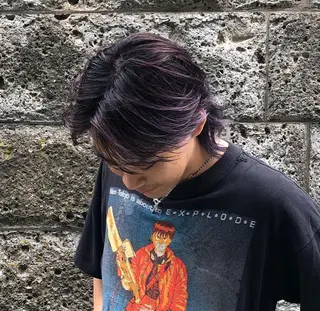 ショート カラー メンズ 吉田一輝 外国人パーマのヘアスタイル