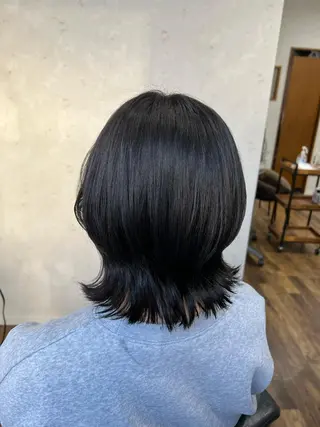 ミディアム ナチュラルカラー 錦糸町【三橋衿奈】のヘアスタイル