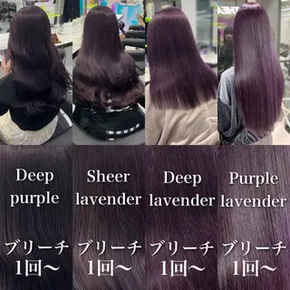 ロング カラー ヘアアレンジ レイヤー×透明感カラ ーHAYATOのヘアスタイル