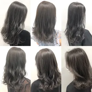 カラー 💖ブリーチなし透明 感💖ASAHIのヘアスタイル