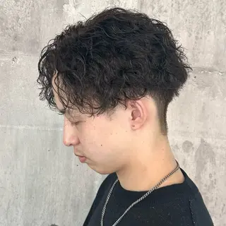 パーマ メンズ ryuto/ブリーチ /髪質改善カラーのヘアスタイル