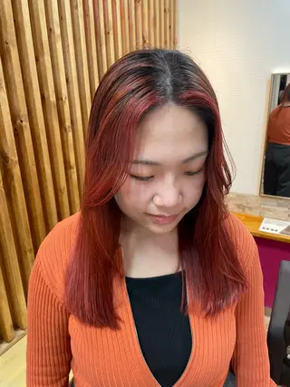 ロング カラー YUI/ ブリーチカラー🌷のヘアスタイル