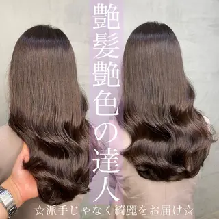 セミロング カラー あざと可愛い❤️ 髪質整形💊　輝のヘアスタイル