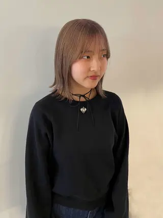 ショート カラー nonoka オリーブ/レイヤーのヘアスタイル
