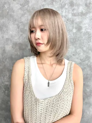 ミディアム カラー パーマ ヘアアレンジ メンズ キッズ 💖オタク美容師 ꒰ঌ♡モモ♡໒꒱のヘアスタイル