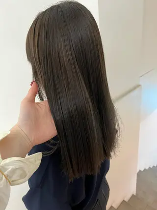 ロング カラー 顔周りカット/透明感 カラー✂️MEIのヘアスタイル