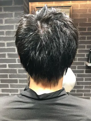 ミディアム メンズ 横浜 カット全般 大槻のヘアスタイル