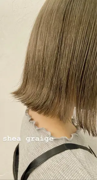 ミディアム カラー 🟩白髪ぼかし/ボブ /ショートヘア/大司のヘアスタイル