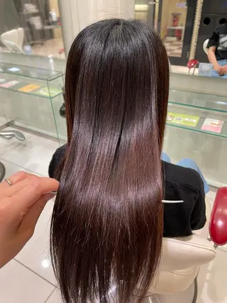 ロング 縮毛矯正/髪質改善 EARTH髙橋のヘアスタイル