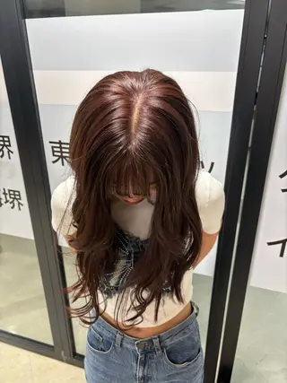 カラー オオカメ ユヅキのヘアスタイル