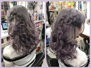 セミロング 上辻 博司のヘアスタイル