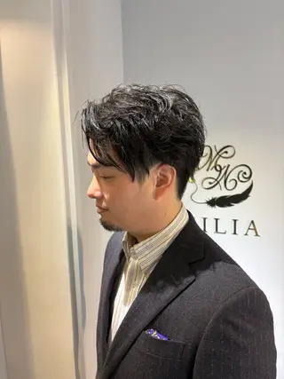 パーマ メンズ 樅木 恒毅のヘアスタイル