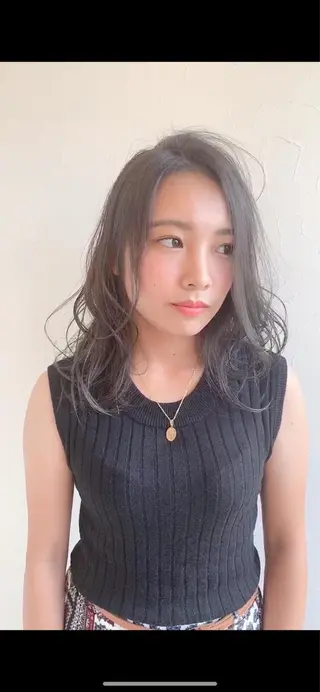 セミロング 狩野 純一郎のヘアスタイル