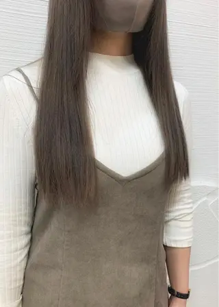 セミロング カラー 矢野 晃平のヘアスタイル