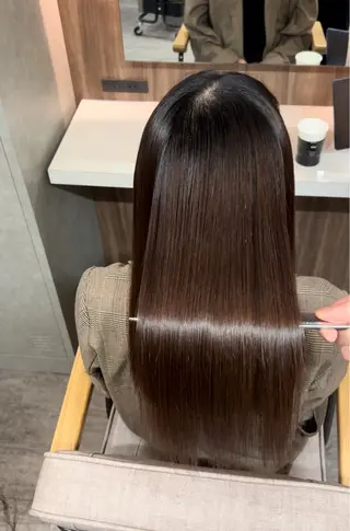 ロング 広島No.1美髪矯正 髪質改善/河村総一郎のヘアスタイル