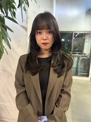 ロング カラー ハイトーン レイヤー🎀meiのヘアスタイル