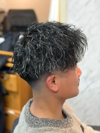パーマ メンズ メンズ特化/パーマ/ フェードWATARUのヘアスタイル