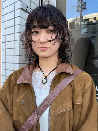 ミディアム パーマ 🎀オイダイラ モモカ🎀のヘアスタイル