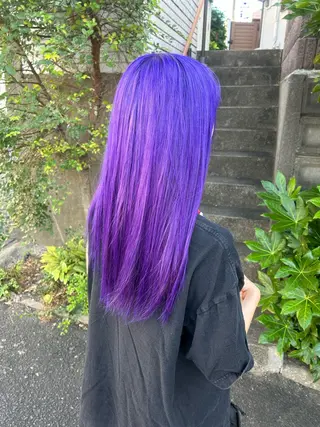 カラー ダブルスキルエクステ /羽エクステ白石宇由のヘアスタイル