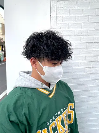 パーマ メンズ 【メンズ特化】 池田大成✂︎のヘアスタイル