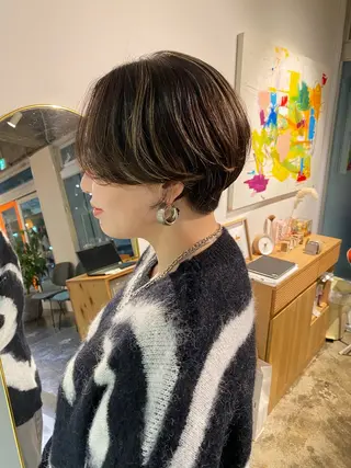 ショート 安藤 結花のヘアスタイル