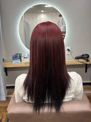 セミロング カラー TELA HAIR 幕張本郷店　千尋のヘアスタイル