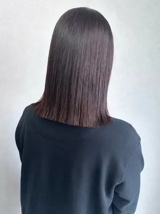 ミディアム Luana 照沼翔太のヘアスタイル