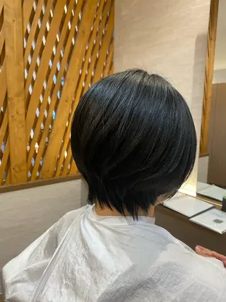 ショート 森 千風優のヘアスタイル