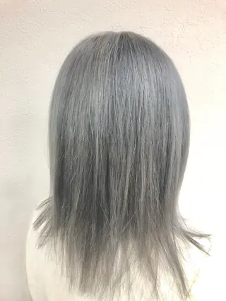 カラー ダブルスキルエクステ /羽エクステ白石宇由のヘアスタイル