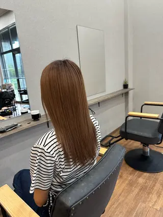 ロング カラー 鵜飼 真伍のヘアスタイル
