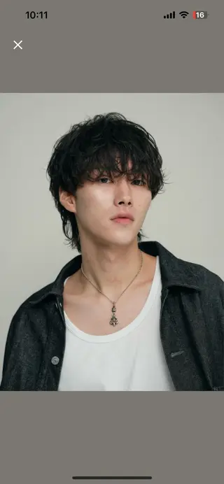 パーマ メンズ fifth 丸山太誠のヘアスタイル