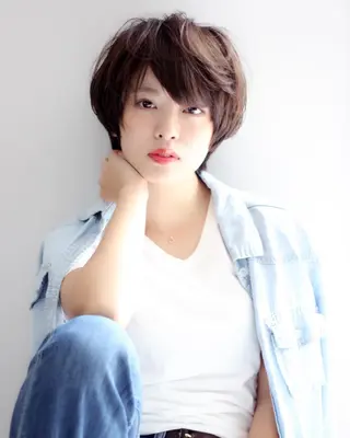 ショート カラー &SONS 小林亨のヘアスタイル