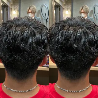 パーマ メンズ 美髪整形✨髪質改善 ✨中村弘仁/チーフのヘアスタイル