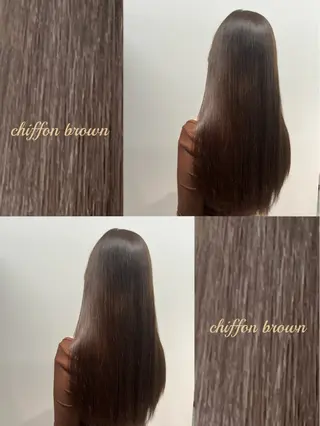 ロング 透明感カラー縮毛矯正 レイヤー/えいすけのヘアスタイル