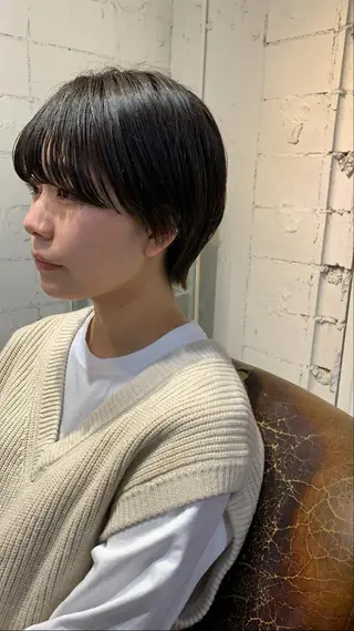 ショート ダブルカラー/透明感 💈JUNYA💈のヘアスタイル