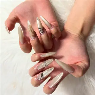 ロング mao .のネイルデザイン