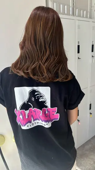 ミディアム カラー non. ダブルカラー🎀🤍のヘアスタイル
