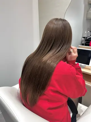 ロング カラー 矢野 晃平のヘアスタイル