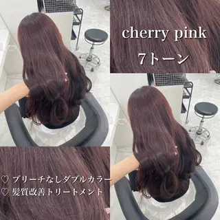 カラー 🤍ブリーチなし ブラウンhimi🤍のヘアスタイル