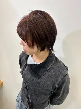ショート カラー レイヤー/ナチュラル 💐nao.のヘアスタイル