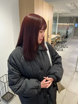 セミロング カラー お洒落パーマ/ボブ ❄️Tomoka❄️のヘアスタイル