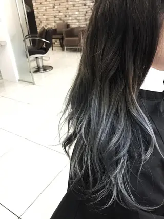 ロング カラー 西村 文豪のヘアスタイル