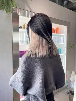ミディアム カラー ヘアアレンジ iona/ハイトーン /ネイルのネイルデザイン
